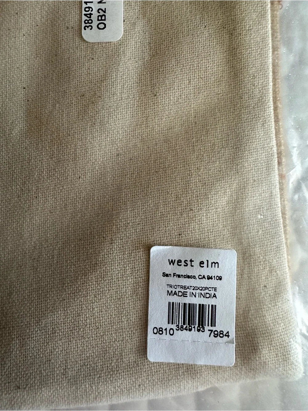 West Elm x Nicole Cicak Halloween Trick-or-Treat Pillow Cover 20x20 NWT